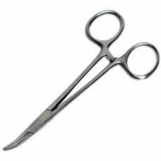 6 inch Self Locking Stainless Steel Curved Surgical Forceps