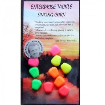 Enterprise Tackle ARTIFICIAL, IMITATION BAITS Sweetcorn SINKING MIXED COLOURS