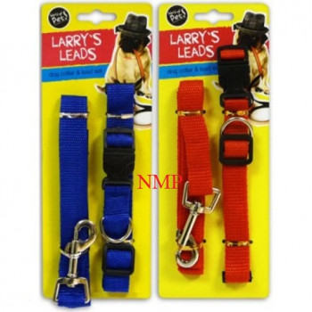 DOG LEAD & COLLAR SET (LARRYS LEADS)