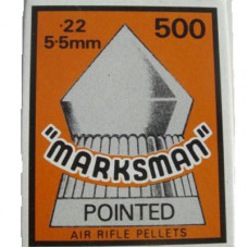Marksman Pointed .22 calibre Air Gun Pellets 15.00 grains Box of 500