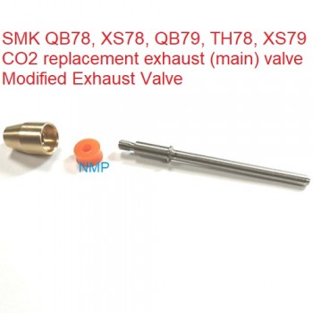 SMK QB78, XS78, QB79, TH78, XS79 CO2 replacement exhaust (main) valve Modified Exhaust Valve